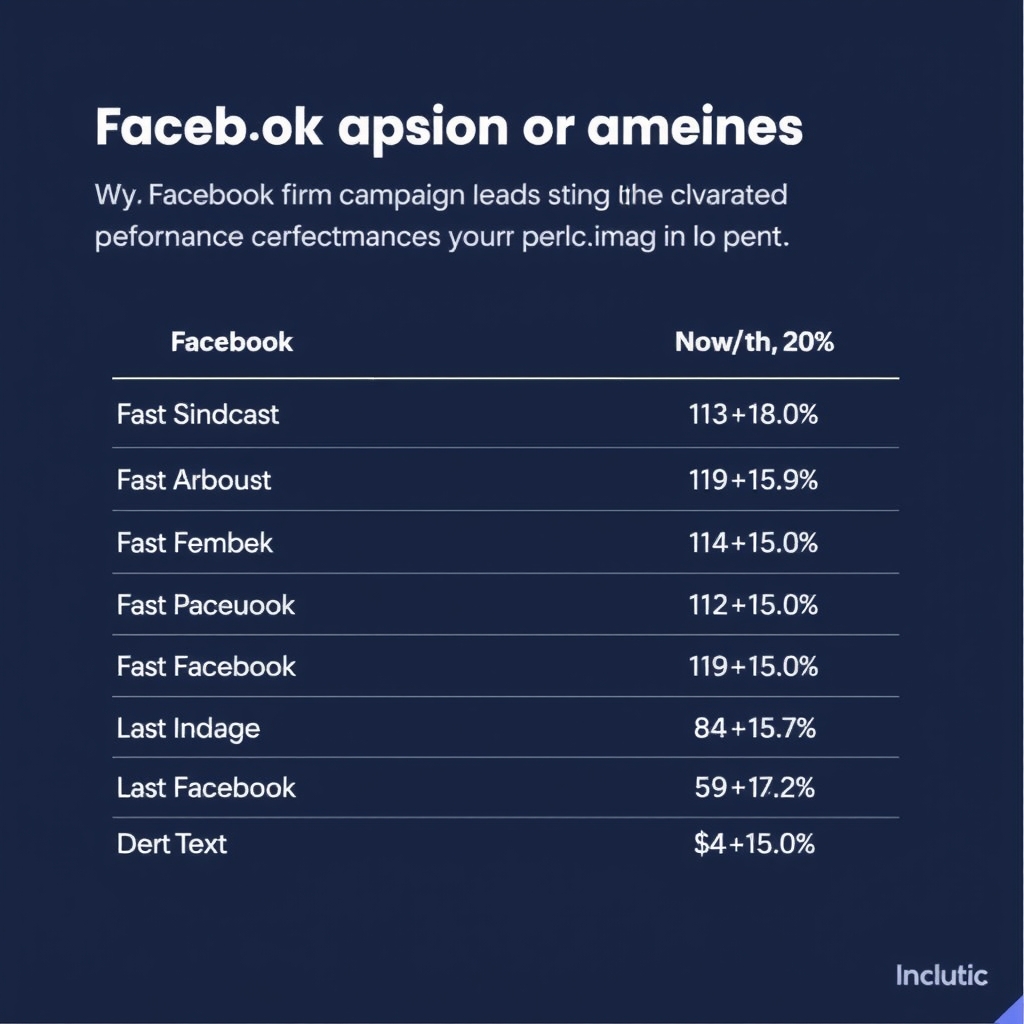 Bảng chỉ số hiệu suất chiến dịch quảng cáo Facebook 