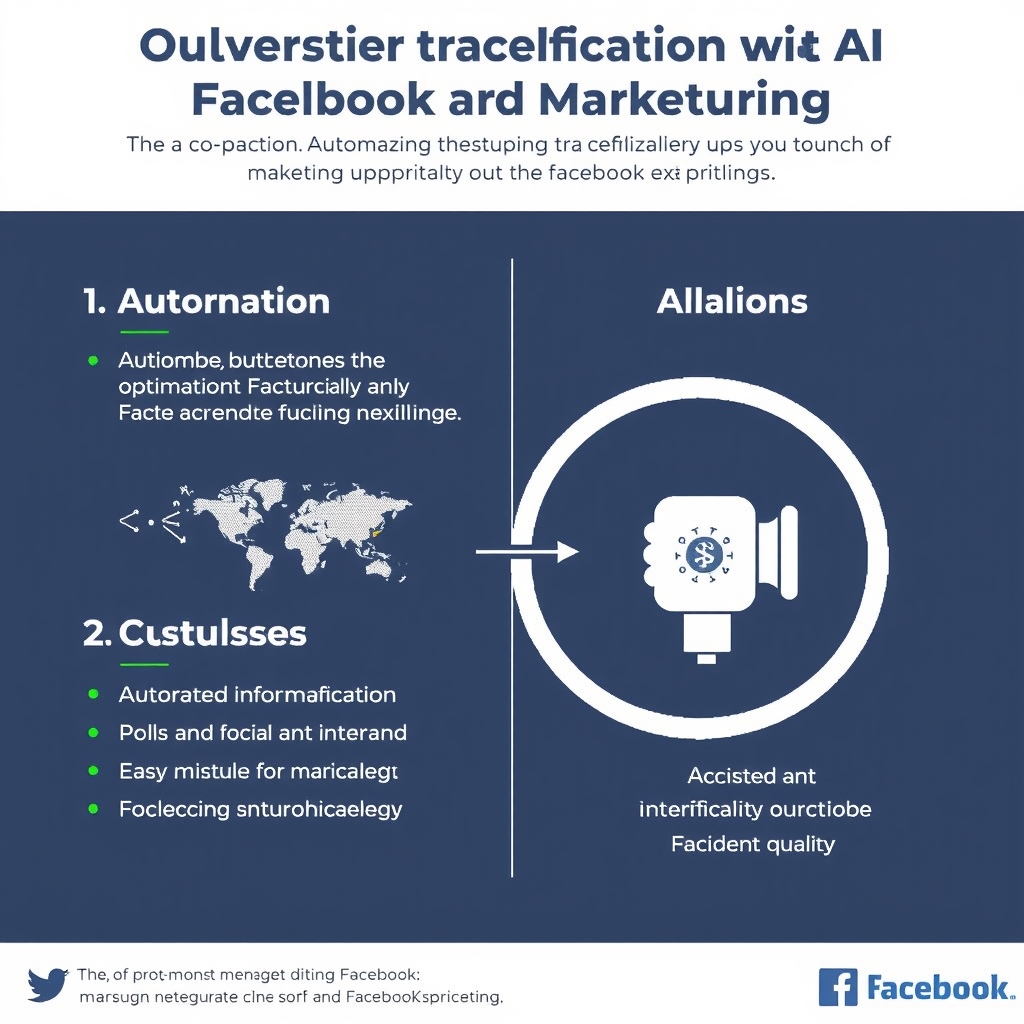 Biểu đồ minh họa vai trò của Tự động hóa và AI trong việc tăng tốc và tối ưu Facebook Marketing