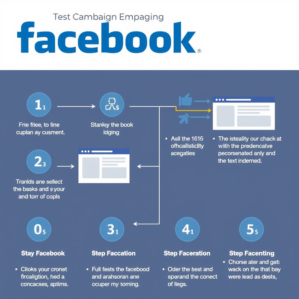 Biểu đồ thiết lập chiến dịch quảng cáo Facebook với các bước chi tiết 
